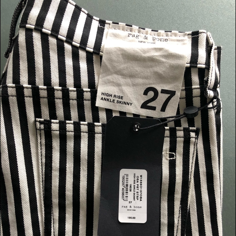 Striped Rag & Bone Jeans - Picture 3 of 3